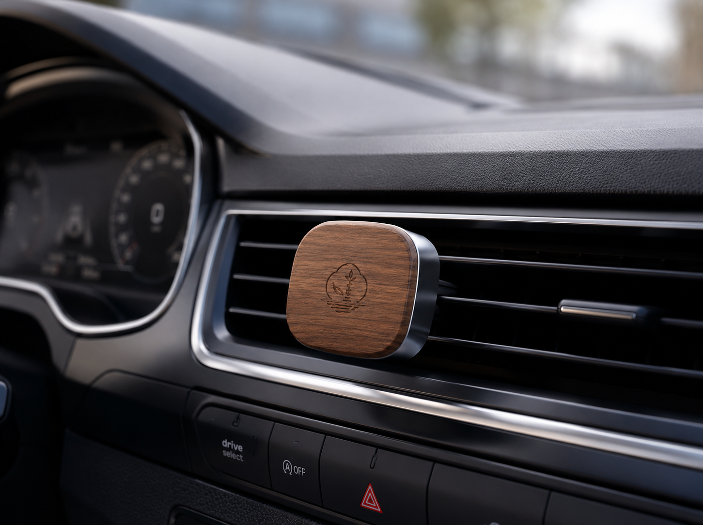 ORAVA Car Vent Air Freshener – Premium Wood Aromatherapy Diffuser